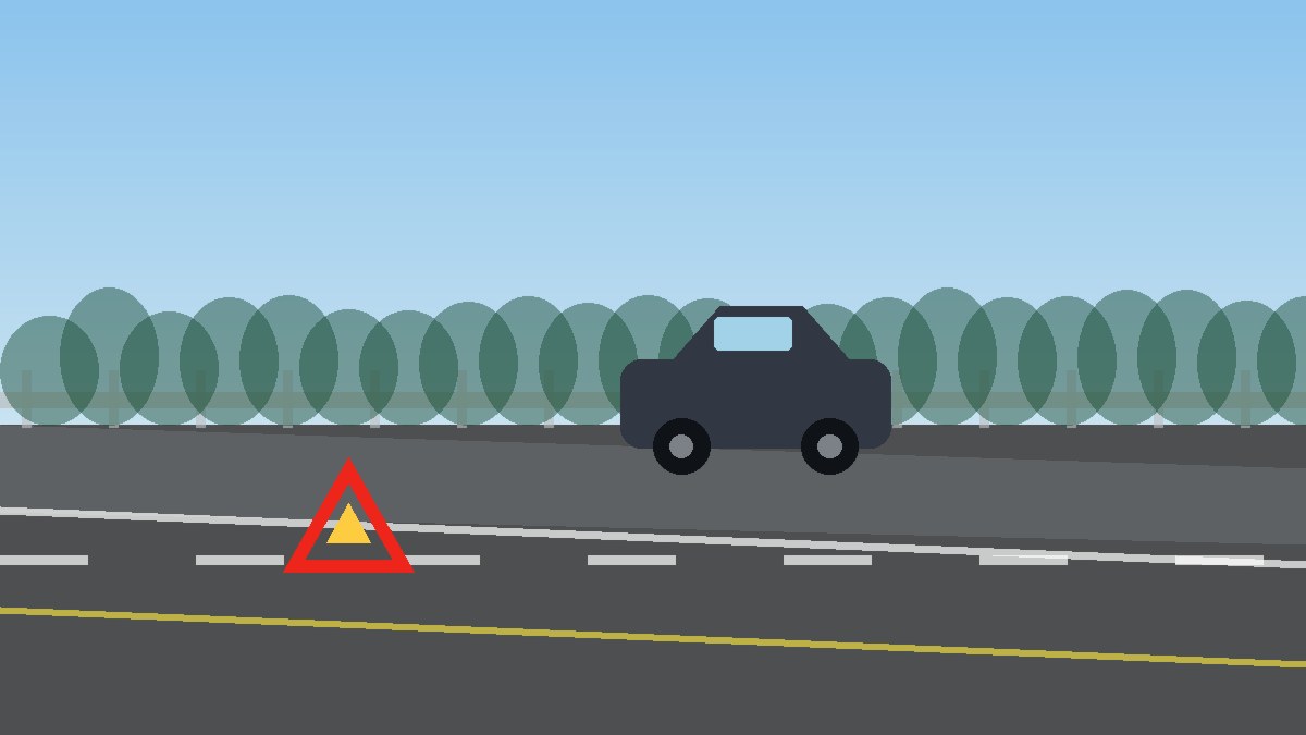 伊犁道路故障安全等待现场图
